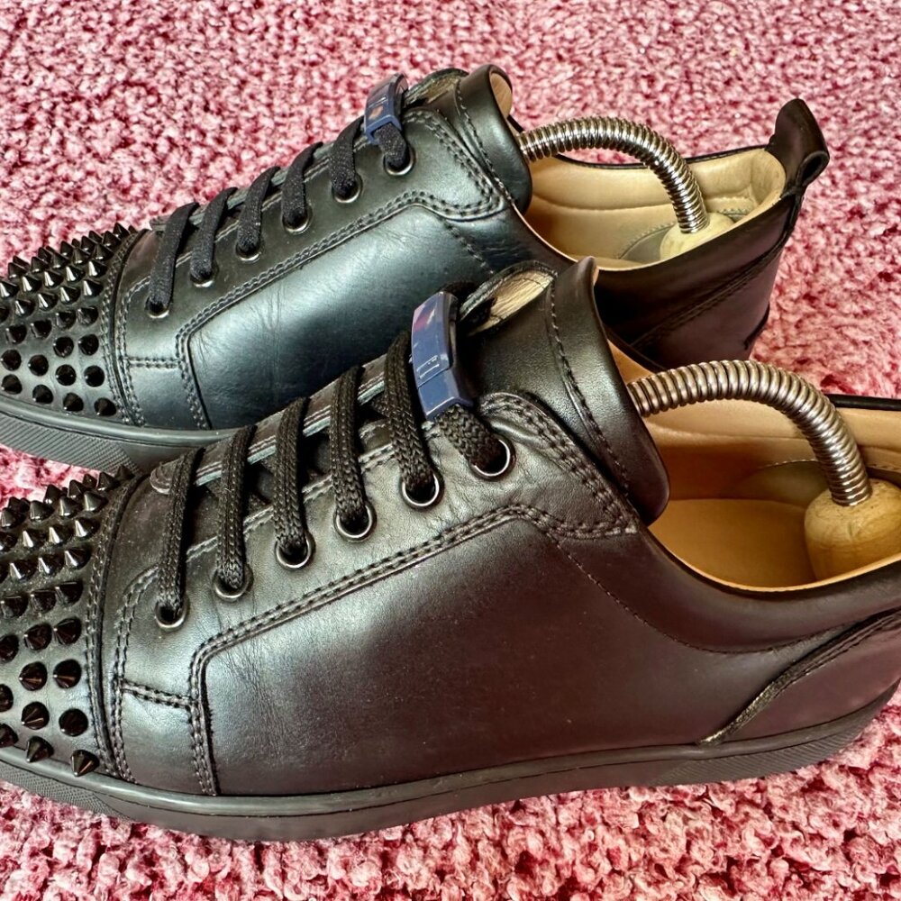 Christian Louboutin Louis Junior Spikes Orlato Sneakers Size 40 - Picture 4 of 6
